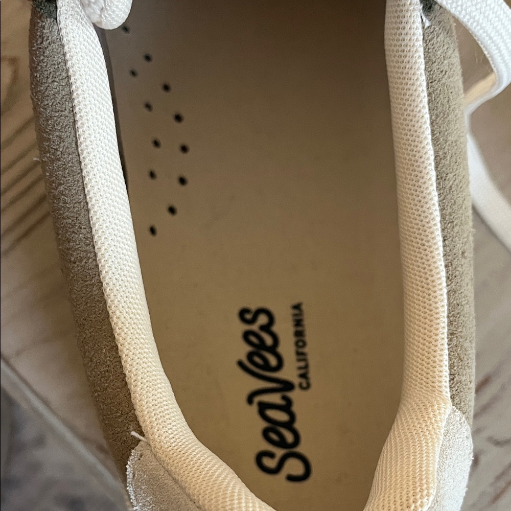 Seavees Cardinal Lace-Up Sneakers olive green, khaki and tan mens size 13 - Picture 13 of 15